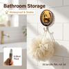 2pcs Golden Horseshoe Wall Hooks Suitable for Kitchen & Living Room Decor - No Drill Traceless Installation,