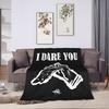 Dead by Daylight Blankets Fleece Print Horror Killers Game Lightweight Thin Throw Blanket for Home Travel Plush Thin Quilt
