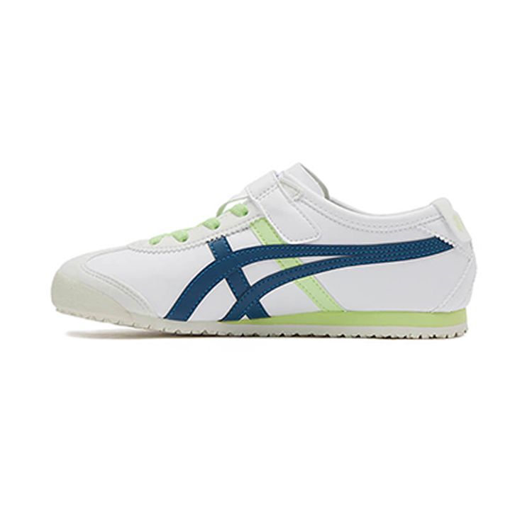 ONITSUKA TIGER Mexico 66 Low Top Sneakers Kids Sneakers White Blue Green 1184A049-101