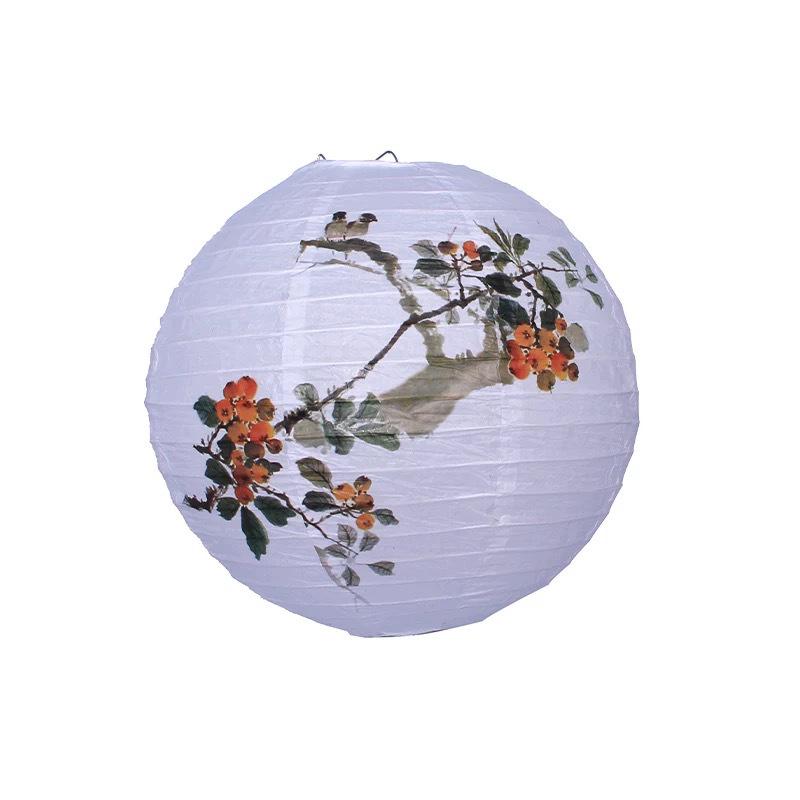 2025 Chinese Style Red Lantern: Dragon Boat & Mid-Autumn Festival Decorative Pendant with Luminous Design for Spring Festival & National Day.