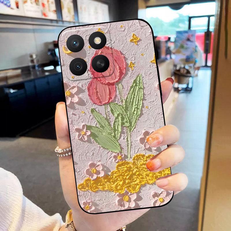 For Honor X8C Case Fashion Soft Silicone TPU Phone Case Back Cover For Honor X8C Protective Cover Fundas Coque Shockproof Bumper