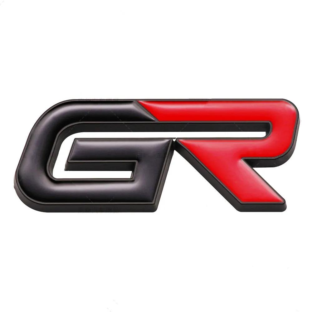 

3D металева GR автомобільна передня решітка емблема значок задній багажник наклейка термоаппликації для GR Gazoo Sport C-HR RAV4 Mirai Avensis Prado Prius 2#