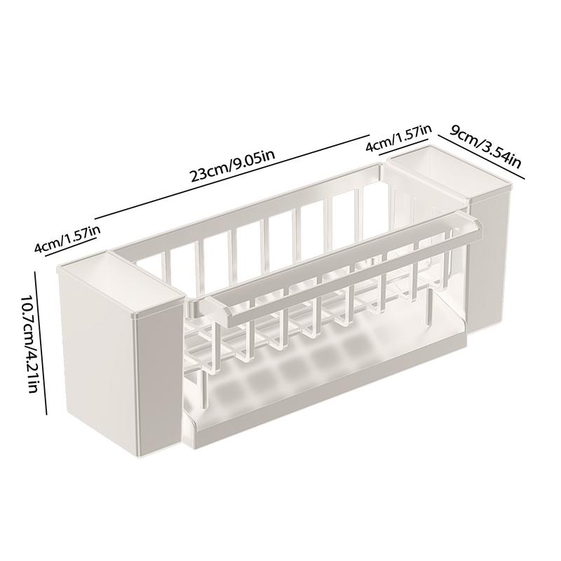 Spülbecken Abtropfgestell Schwammhalter Armaturen Aufbewahrung Seifenablage Handtuchhalter Regal Organizer Küchenzubehör