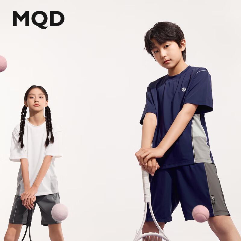 MQD Boys  Summer Athletic Round Neck T-shirt 130