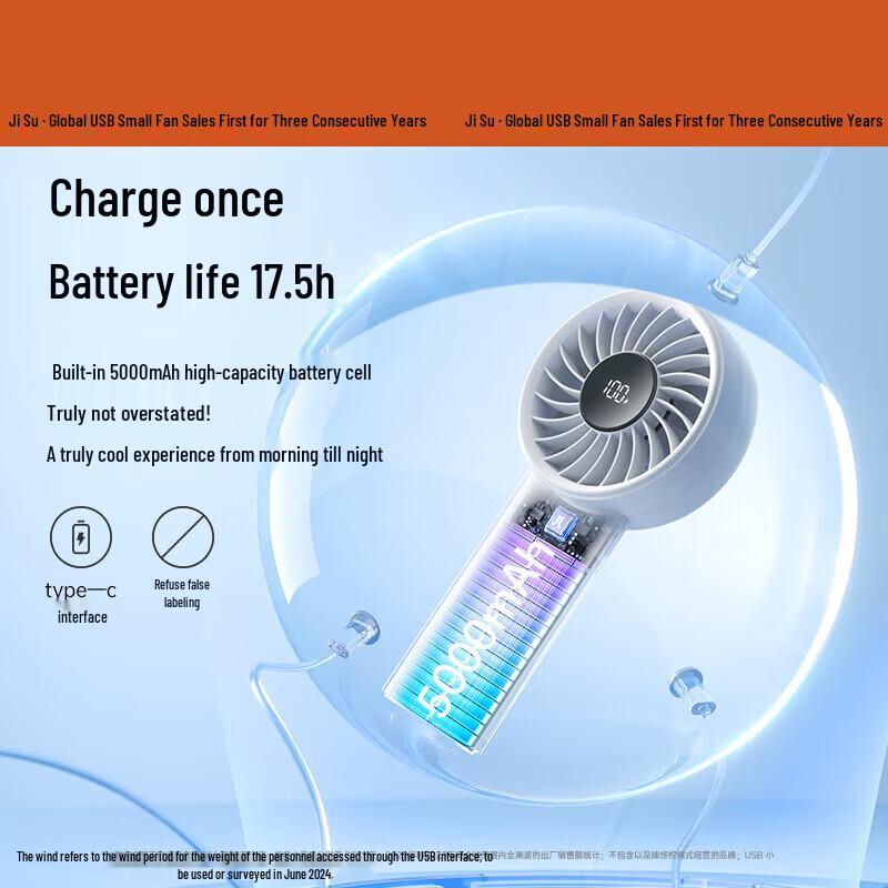Jisu Life4 Portable Handheld Mini Fan