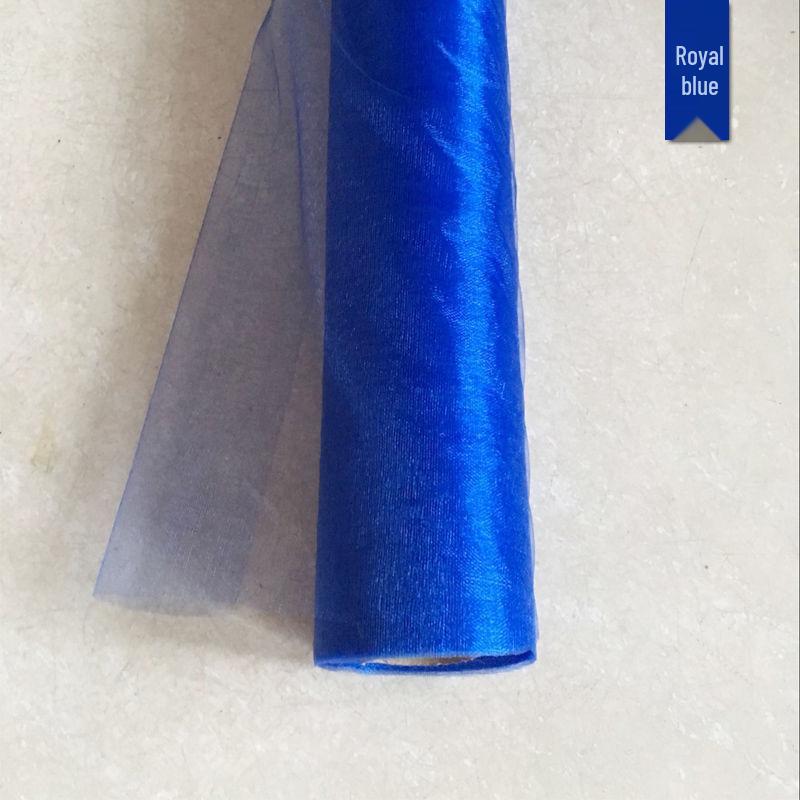 Wedding Stair Railing Gauze Drapes and Floral Decorations Set