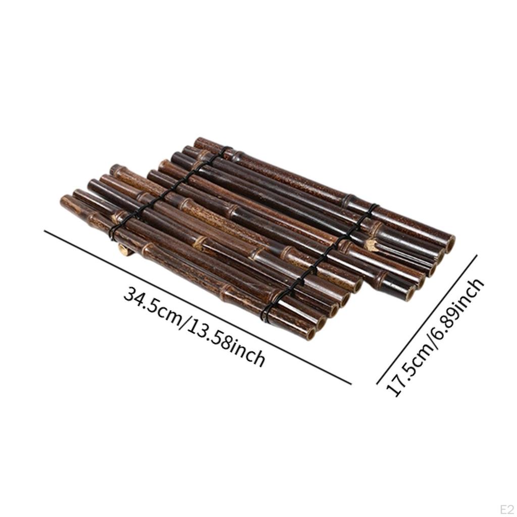 Sushi Serviertablett Lebensmittelpräsentation Bambusfloß Mehrzweck Sashimi Ständer Platte für Kekse