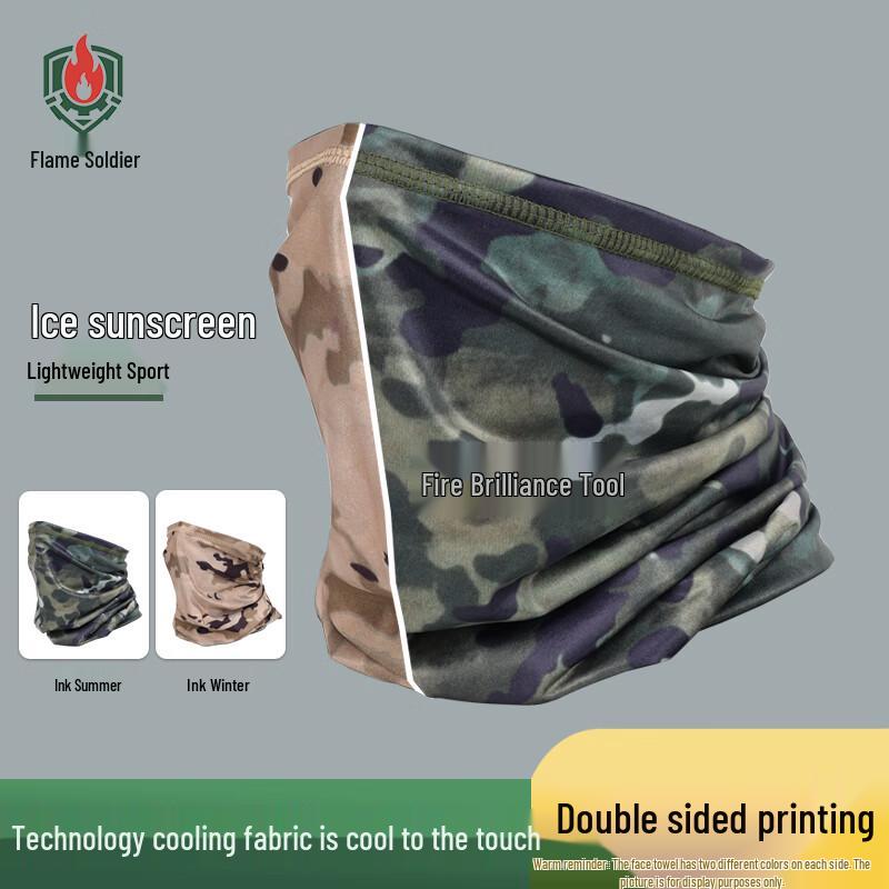

Men s Ice Silk Sun Protection Camouflage Neck Gaiter