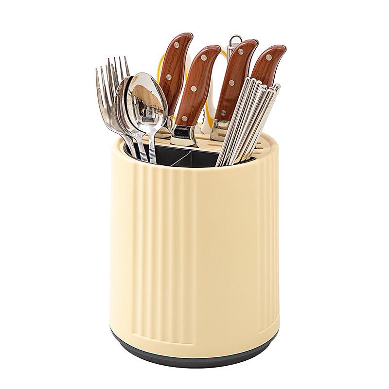 360° Rotating Minimalist Kitchen Knife and Utensil Holder