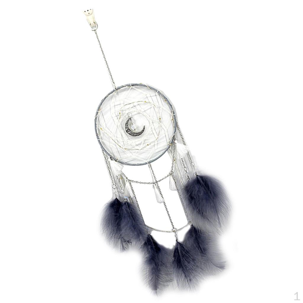 

Круглая сетка из перьев ручной работы для детской спальни, настенный орнамент