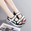 Sandales d'été pour femmes, grandes, mode, velcro, plein air, loisirs, sport, plage, pantoufles