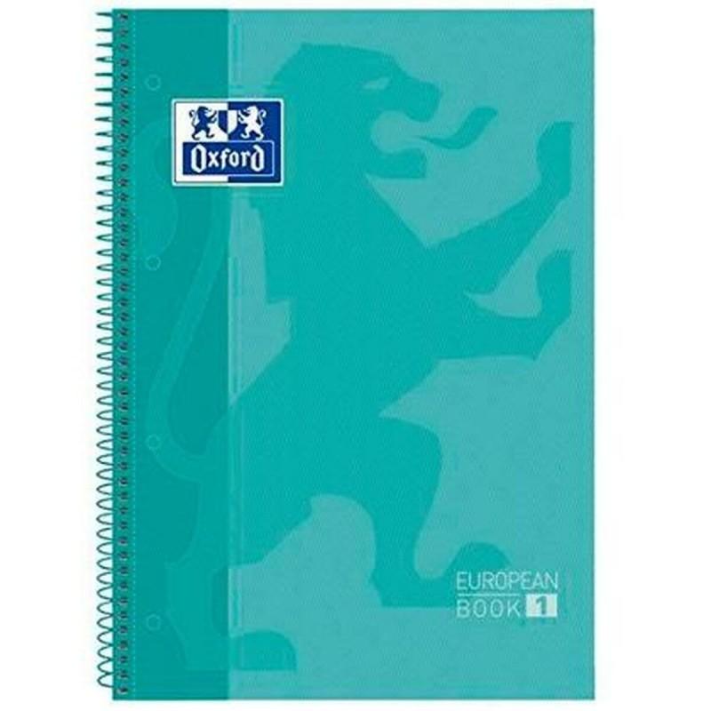 Oxford Oxford European Book Mint A4 Notebook 5 Pieces