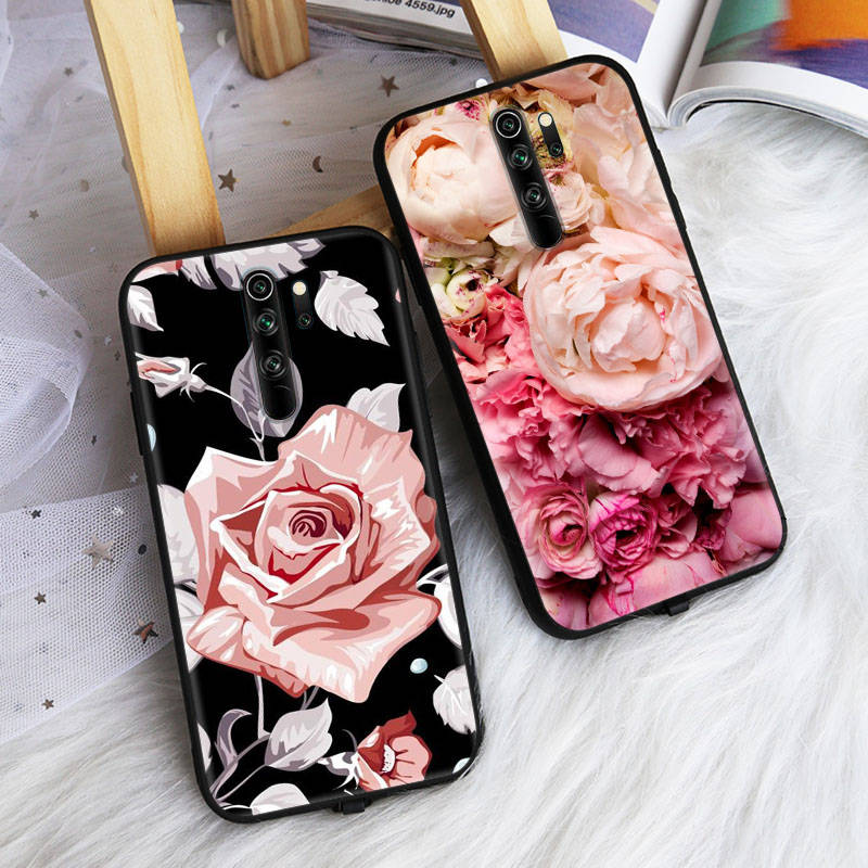 

Чехол для iPhone 15 14 12 Xiaomi Redmi Note 13C VIVO Y20 Samsung S24 FE Realme C21y OPPO A76 Bloom Flowers