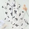 2025 Bow Print Short Sleeve Long Pants Home Wear, Wearable Outdoors, European & American Style