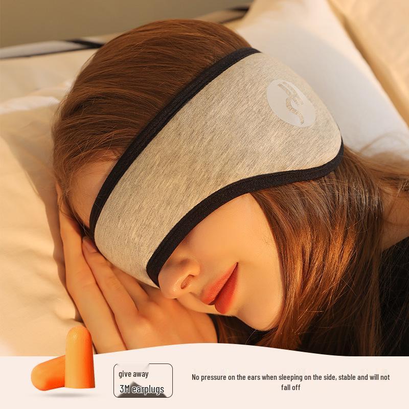 Cozy Earmuffs: Velvet Windproof Headband & Lightproof Sleep Eye Mask for Warmth & Comfort