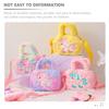 TENDYCOCO Einhorn Umhängetasche für Mädchen, Crossbody Tasche, Beutel, Schultasche für Kinder, Niedliches Plüschtier Design, Leicht, Perfekt für den Kindergarten,