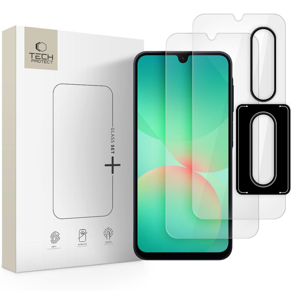 Szkło Hartowane Tech-Protect Glass Set+ 3-Pack Galaxy A26 5G Clear