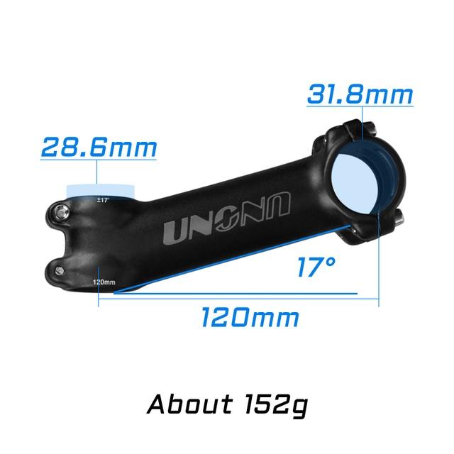 Buy UNO Ultralight Bike Stem 17 Degree MTB Road Bicycle Stem