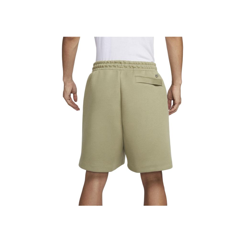 Nike Tech Fleece Comfortable Sports Shorts Men Shorts Olive-Green FZ7575-276
