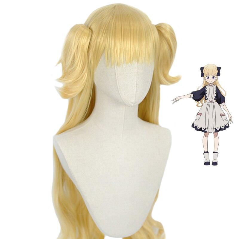 

Аниме Тени Дом Эмилико Косплей Парик ТЕНИ ДОМ Золотой Двойной Хвост Волосы Хэллоуин Вечеринка Ролевые парики