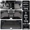Toyota Prado TPE Floor Mats (2010-2025 Models) - Full Coverage, Car Interior Accessories