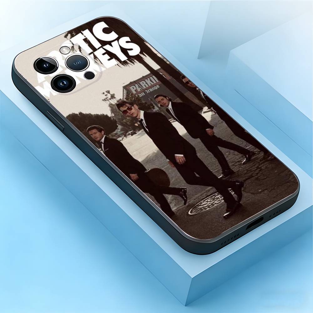 Arctic Monkeys  Phone Case For iPhone 17,16,15,14,13,12,11,Pro,Max,Plus,Mini,Air,SE Anti Fall Black Matte Soft Bumper