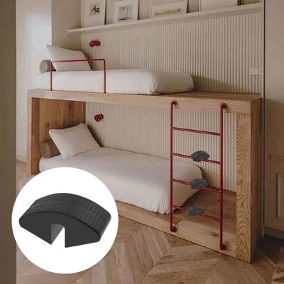 1/2/3 Piezas Soporte para Pies de Escalera de Cama Dormitorio Escaleras para Camas Altas Almohadilla de Escalón de Plástico con Superficie Antideslizante Escaleras de Encaje para Literas Universitarias Protector de Pies Cojín de Escalón