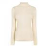 Womens/Ladies Mock Neck Slim Long-Sleeved Sweater Top