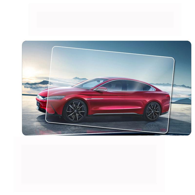 For BYD HAN   Car GPS navigation and trument LCD screen tempered glass protective film Auto interior sticker accessories