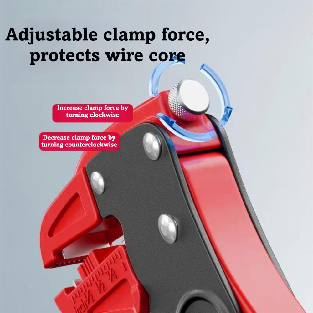 Multifunctional Automatic Wire Stripper Length Adjustable Flat Wire Cutter Cable Cutting