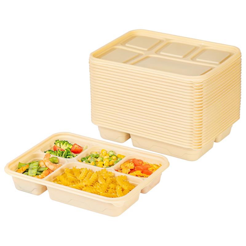 Einweg-Segmentierte Meal Prep Behälter mit Deckeln