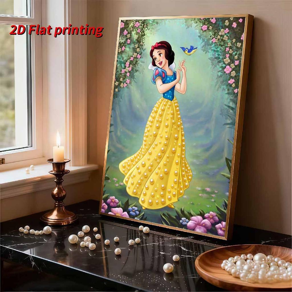 Disney Snow White Forest Mystery Pearl Puzzle This Is A Handmade Decorative Gift That Can Be Used As A Home Decoration Item