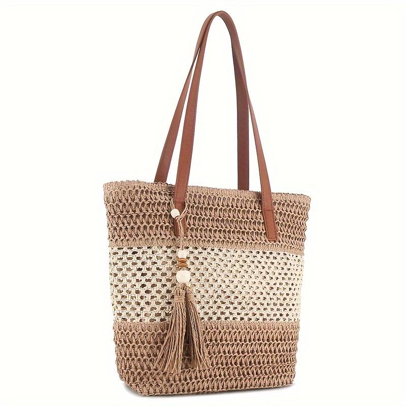 Shoulder Bag Tote Bag for Women, Lightweight Summer Beach Vacation Shoulder Bag