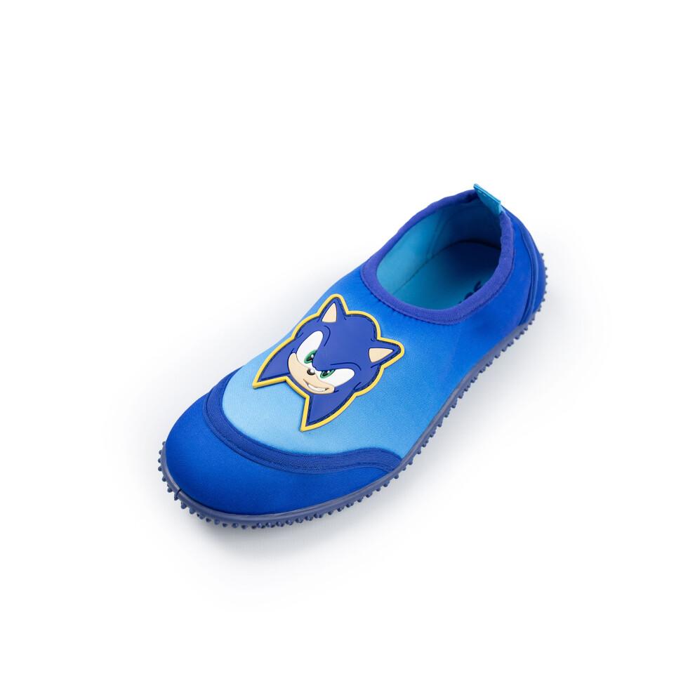 (10 UK Child) Sonic the Hedgehog Aqua Shoes (Boys Blue)