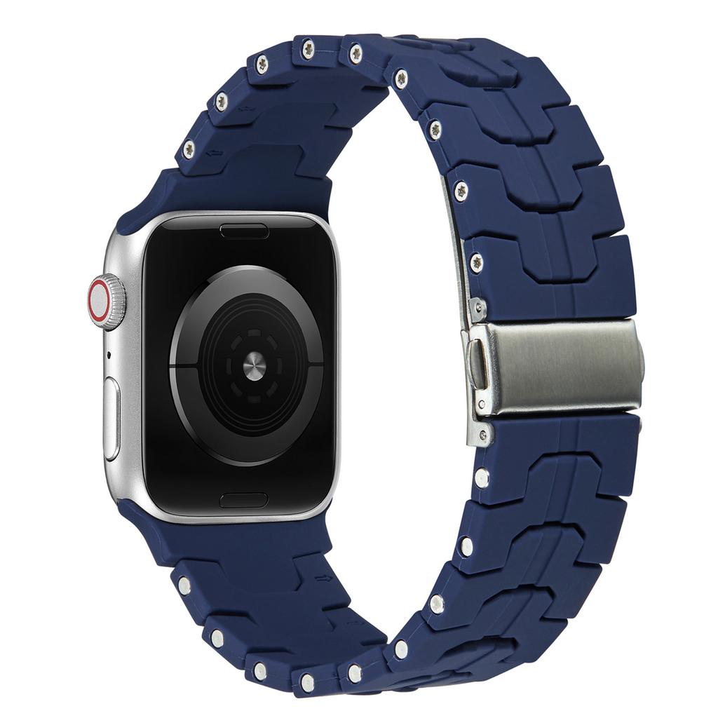 Do zegarka Apple Watch 10 46 mm/Ultra 2/Ultra 49 mm/9 8 7 45 mm/SE (2023) SE (2022) SE 6 5 4 44mm/3 2 1 42mm Silikonowy Pasek do Zegarka
