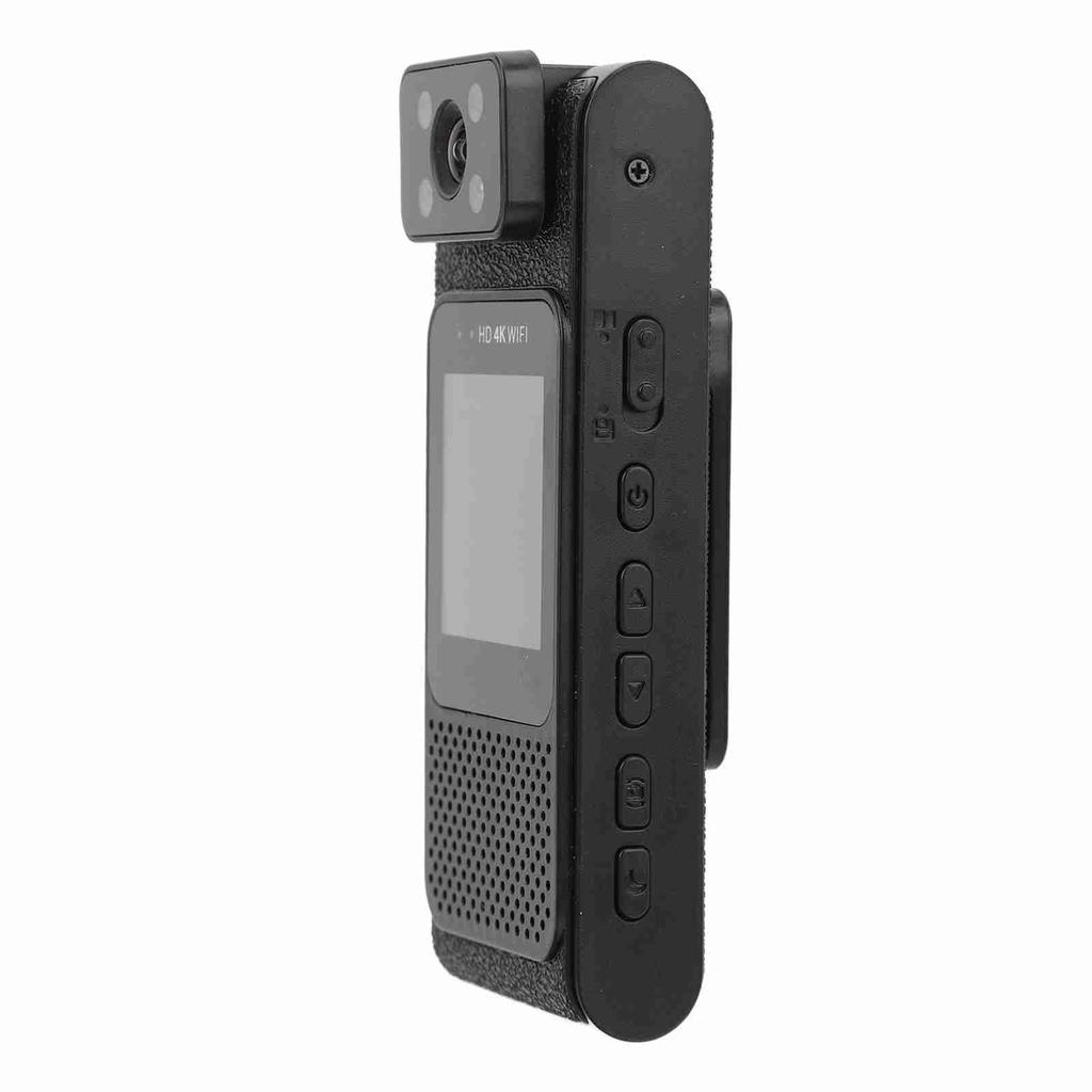 Body Wearable Camera 4K HD WiFi Magnetic 180 Degrees  Rotating Lens 14 Inch Screw Port 4 Night Vision