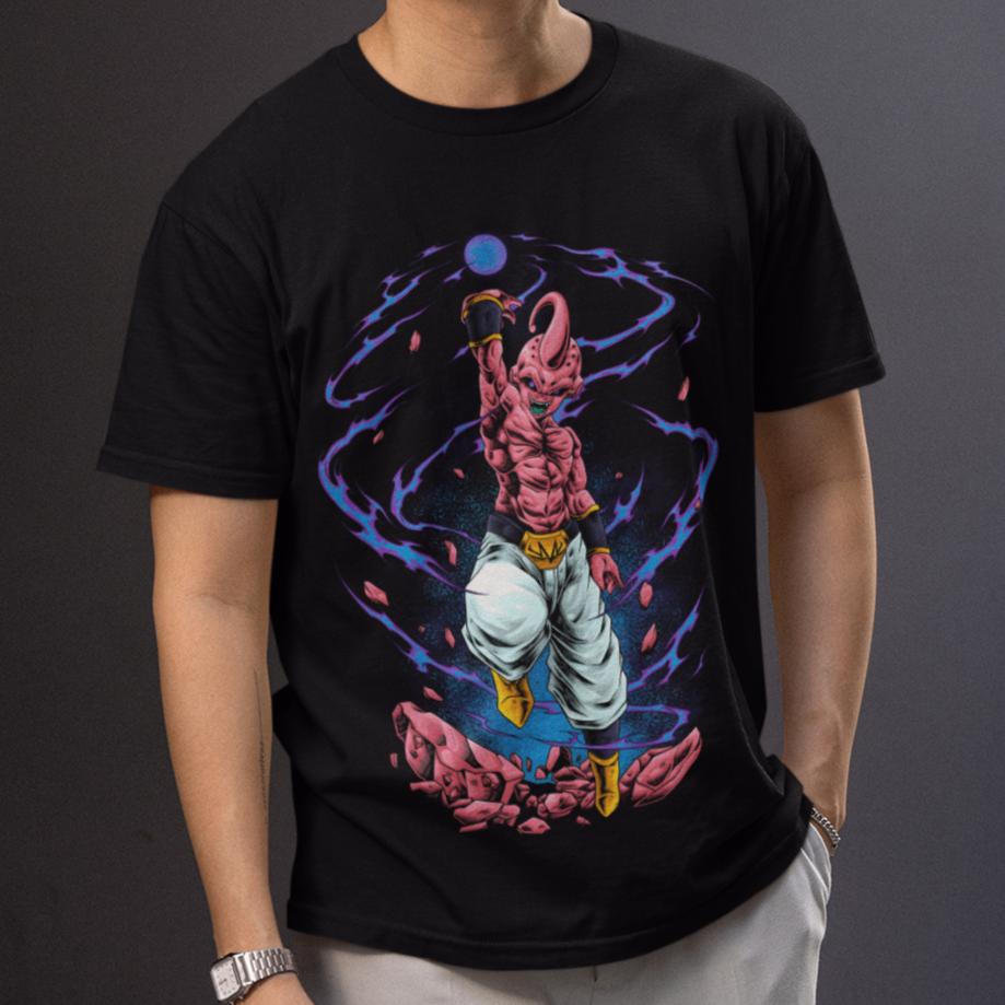 Majin Buu Cosmic Aura TShirt Dragon Ball Z Inspired Tee S