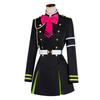 Cosplay di Seraph of the End Costume di Shinoa Hiragi, Uniforme della Moon Demon Company Abito da Palco Anime