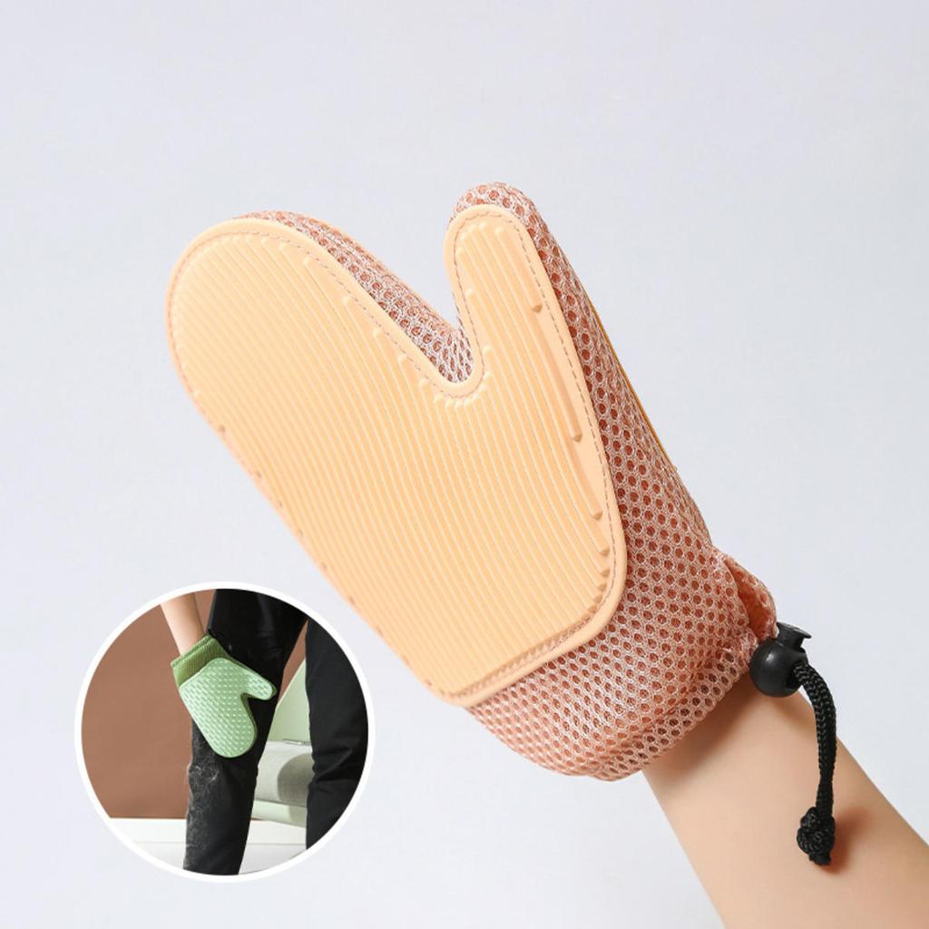 2 in 1 Pet Glove Pets Fur Remover Gloves Cat Grooming Glove Brush for Shedding Massage Efficient Pet Hair Remover Mitt
