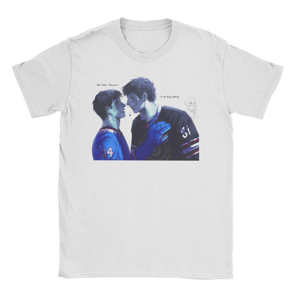 Heated Rivalry Hockey TShirt Men Womens Pure Cotton T Shirt But Daddy I Love Them Both Short Sleeve Tees Gift Idea Clothes