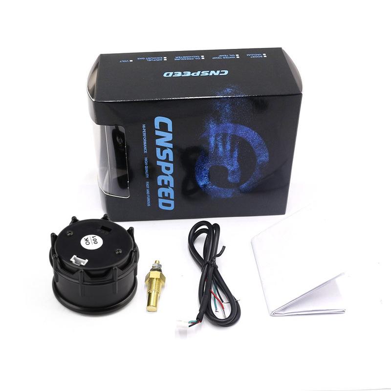 For Car 40-150 Celsius With 1/8npt Water Temp Gauge Meter Sensor & Adapter 2 '' 52mm Digital Led Water Temperature Gauge Meter