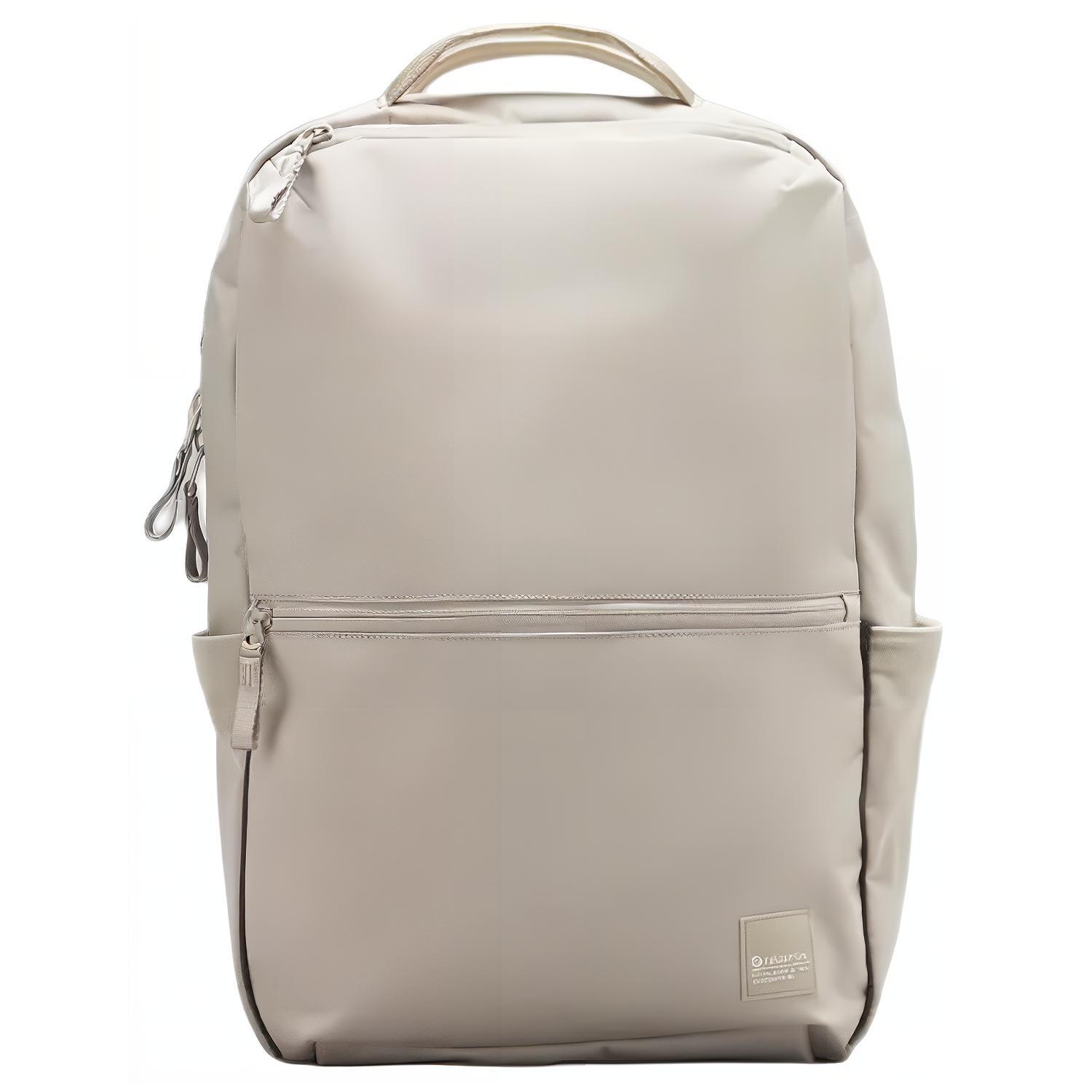 Lululemon Double-Zip 22L Backpack With Reflective Details Unisex Backpack Natural-Linen Gray-Eucalyptus LU9BRIS-066496 Original Linen & Gray Eucalyptus