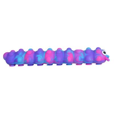 Caterpillar Push Bubble Suction Cup Toys Silicone Sensory Toys Stress Relieve Toys Travel Toys for