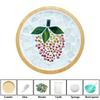 Heat-resistant Cup Mat Fruit/Animals Mosaic Coasters Handmade DIY Bamboo Mica Pad Creation Handicraft