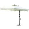 Roman-style Banana Outdoor Umbrella for Courtyard, Beach, Terrace, Balcony, or Park Stall