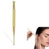 Face massage spring type ear acupressure stick rod made brass position confirmation portable usable whole body supplies.