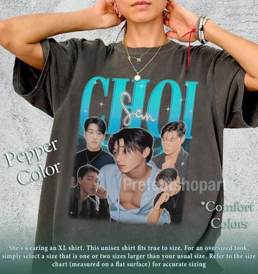 T-shirt Choi San, Maglietta Idol Choi San, T-shirt Choi San, Choi San Kpop, Felpa Choi San, Regalo Kpop Choi San Ateez, Merch Kpop Ateez, Choi San