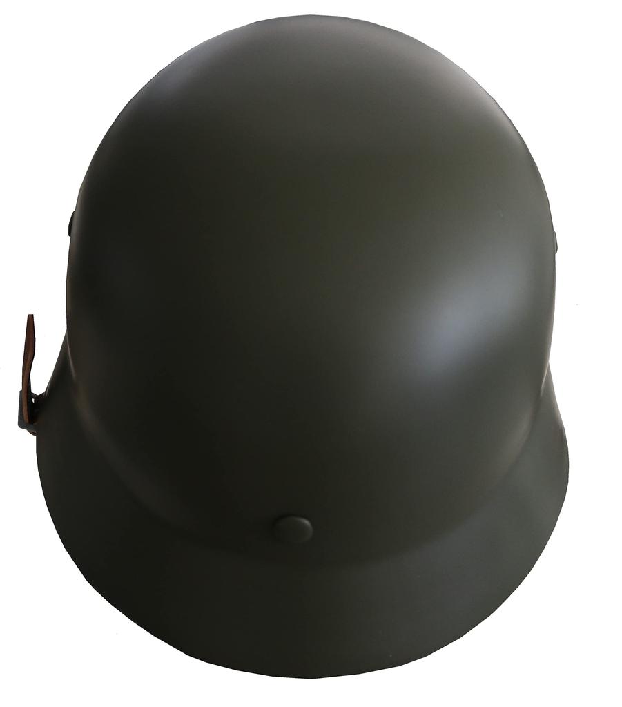 Robustes deutsches Stahlhelm für den Zweiten Weltkrieg, Airsoft-Ausrüstung, Nachbildung Fritz Helm, Deutsche Armee (Grün)