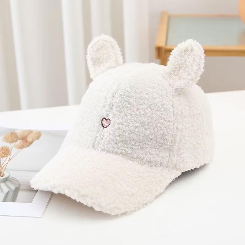 Women s Cute Rabbit Ear Plush Baseball Cap