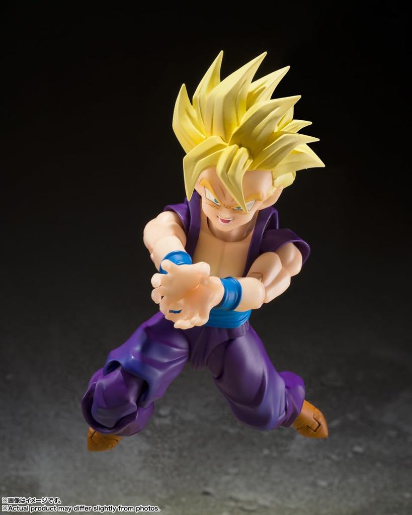 TAMASHII NATIONS S.H.Figuarts Dragon Ball Z Super Saiyan Son Gohan - The Warrior Beyond Goku - Approximately 110mm PVC & ABS & Cloth Painted